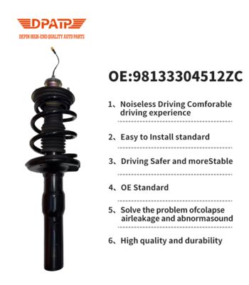 Emballage personnalisé Neuf 98133304512 Kit de suspension Ressort arrière Amortisseur inductif Amortisseur assemblé pour Porsche 981